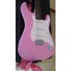 Custom Fender Squier Series 6-String Electric Pink/ White #1 small image