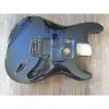Custom MightMite Stratocaster Body | Trans Blue Burst, Includes Bridge &amp; Jack Plate