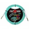 Custom Pig Hog PCH10SG Seafoam Green Instrument Cable 10 Ft