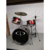 Custom GP Percussion 3 Pc Jr Drumset Red #1 small image