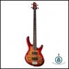 Custom Cort Action Deluxe 4-String Bass, Cherry Red Sunburst, Dual Soapbar Pickups, Maple Top Free Shipping