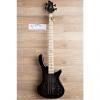 Custom 2017 Wolf S8 4 String Active Passive Jazz Bass Black Maple Fingerboard #1 small image