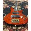 Custom Carlo Robelli 4-String Bass with a hard shell case