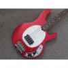 Custom Music Man Stingray 4 string bass - Limited Edition 2004 red #1 small image