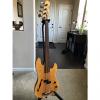 Custom Fender Semi Hollow-body Fretless P-Bass 1990? Wood
