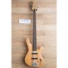 Custom 2017 Wolf 8 String Natural Satin Solid Ash Neck-Through Bass   3/8 #1 small image
