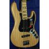 Custom Fender American Elite Jazz 4-String Electric Bass Ash w/ OHSC  2016 Natural