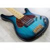 Custom Sandberg Basic 5 5-String Bass, Tinted Maple Fretboard, Gig Bag - Blueburst Matte