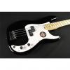 Custom Fender American Standard Precision Bass Maple Fingerboard Black (766)