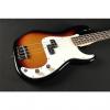 Custom Fender Standard Precision Bass Rosewood Fingerboard Brown Sunburst 3-Ply Parchment Pickguard 0146100532 (178)