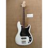 Custom Squier Affinity Precision PJ Bass 2016 Gloss Olympic White #1 small image