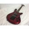 Custom New Spector Performer 4 Bass Red w/Gig Bag #1 small image
