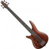 Custom Ibanez SR Standard SR505L Left-Handed 5 String Electric Bass Brown Mahogany