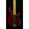 Custom Fender Squier Deluxe Dimension Bass IV Crimson Red Transparent