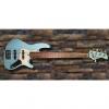Custom New York Bass Works Reference Series RS5-22 Sonic Blue/ Alder w/ Madagascar rosewood