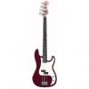 Custom Fender Standard Precision Bass Midnight Wine Electric Bass 0136100375