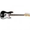 Custom Fender Standard Precision Bass Black Electric Bass Guitar 0136100306