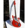 Custom Zimgar Bass Guitar, 1960's, Japan,  1 Pickup, Red, Very Cool
