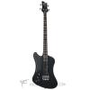 Custom Schecter Sixx Left Handed Rosewood Fretboard Electric Bass Satin Black - 211 - 81544705859 #1 small image