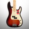 Custom Fender American Pro Precision Electric Bass, Maple Fingerboard (with Case), 3-Color Sunburst