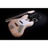 Custom DIY Electric Jazz Bass Guitar Kit Project Bolt-On Solid Mahogany Mapple Neck