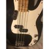 Custom Fender Precision Bass with Maple Fingerboard 1973 Ebony Black #1 small image