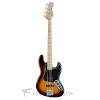 Custom Fender Deluxe Active Jazzbass Maple Fingerboard Bass Guitar 3-Color Sunburst - 0143512300 #1 small image