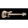 Custom Cort GB75 5-string Open Pore Natural SWAMP ASH body with Canadian Maple Neck!!! See description.