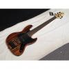 Custom MICHAEL KELLY Element 5-string electric BASS guitar NEW - Striped Ebony