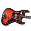 Custom 1960's HARMONY H25 Silhouette Electric Bass Guitar w/Case #26380
