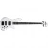 Custom Schecter Stiletto Stage-4 Gloss White WHT *Prototype* NAMM Demo 2017 Stage 4 Bass #1 small image