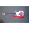 Custom Hamer Slammer Series Metallic Red 4-String Bass w/Pearloid Pickguard
