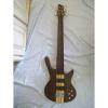 Custom Fretless bass guitar, 6 string, Zebra wood Neck through body