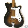 Custom 1960's Alko Hollowbody Bass Sunburst #1 small image
