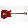 Custom Guild Starfire Red 4 String Electric Bass Guitar w/ Case #1 small image