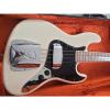 Custom Fender American Vintage '74 Jazz Bass 2015 Olympic White w/ Maple Fretboard
