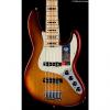 Custom Fender American Elite Jazz Bass V Tobacco Sunburst (051)