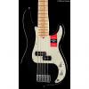 Custom Fender American Pro Professional Precision Bass V Black Maple (148) #1 small image