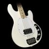 Custom Ernie Ball Music Man StingRay Electric Bass Guitar w/ Matching Headstock White #1 small image