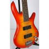 Custom Ibanez GSR-205-FM GSR205FM 5 String Electric Bass Guitar Amber Burst