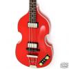Custom Hofner 500/1 Gold Label Violin Bass Red B-Stock