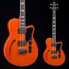 Custom Reverend Dub King Bass Rock Orange 6945