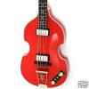 Custom Hofner 500/1 Gold Label Violin Bass Red