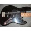 Custom Fender  Standard Jazz Bass Black With Seymour Duncan Bass Line Pickups #1 small image