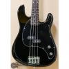 Custom Ernie Ball Music Man Cutlass Rosewood Fretboard Electric Bass Guitar in Black