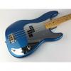 Custom Fender Masterbuilt '59 P-Bass NOS 2016 Chrome Blue #1 small image