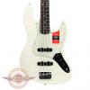 Custom Brand New Fender American Professional Jazz Bass Rosewood Fretboard in Olympic White Demo #1 small image