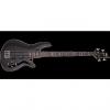Custom Schecter Omen-4 Electric Bass in Gloss Black Finish #1 small image