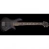 Custom Schecter Stiletto Extreme-5 Electric Bass See-Thru Black #1 small image