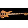Custom Schecter Session Stiletto-4 Electric Bass in Aged Natural Satin Finish #1 small image